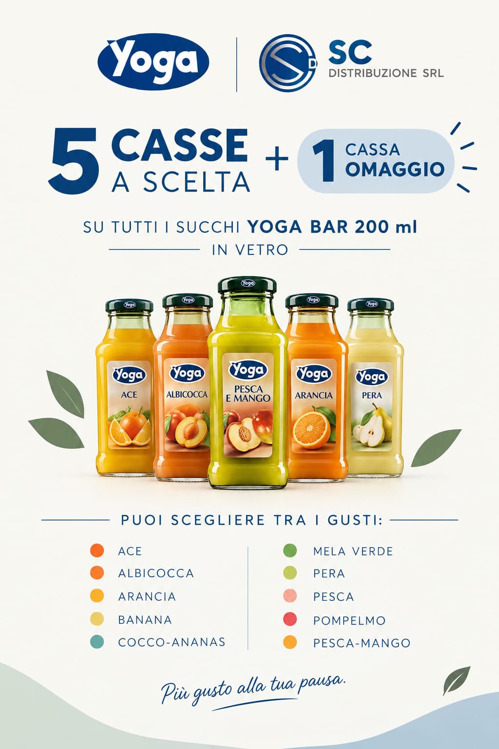 Succhi Yoga Bar 200 ml vetro — 5+1
